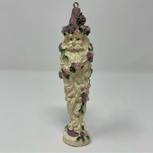Kurt S.Adler H0964 Vintage St. Nicholas Christmas Ornament Pink/Ivory 5.5 inches